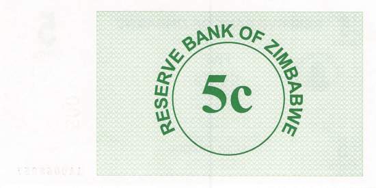 5 Cents Zimbabwe p.34 2006